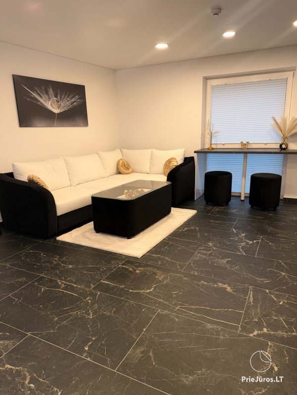 Moderne minimalistische Luxuswohnung Klaipėda