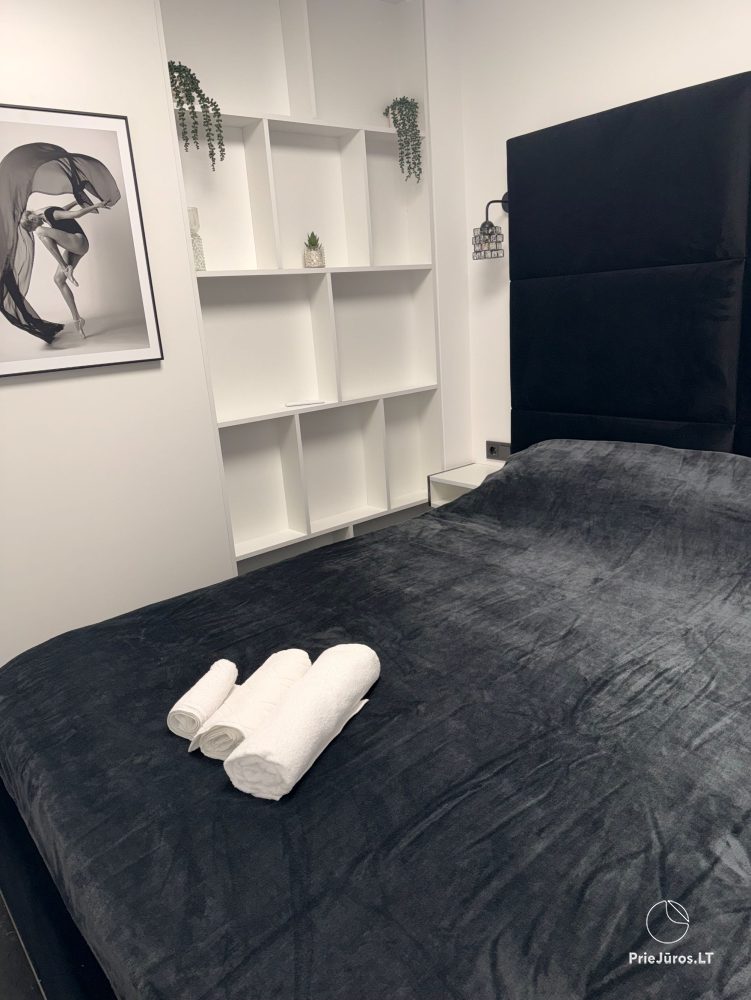 Moderne minimalistische Luxuswohnung Klaipėda