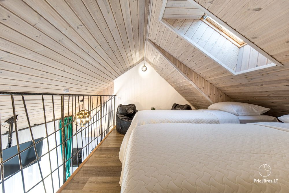 Pušynė Loft im 'Čiki Puki Pajūrys' Komplex, Kunigiškiai – Westseite, bequemer Weg zum Meer