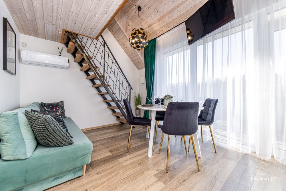 Pušynė Loft im 'Čiki Puki Pajūrys' Komplex, Kunigiškiai – Westseite, bequemer Weg zum Meer