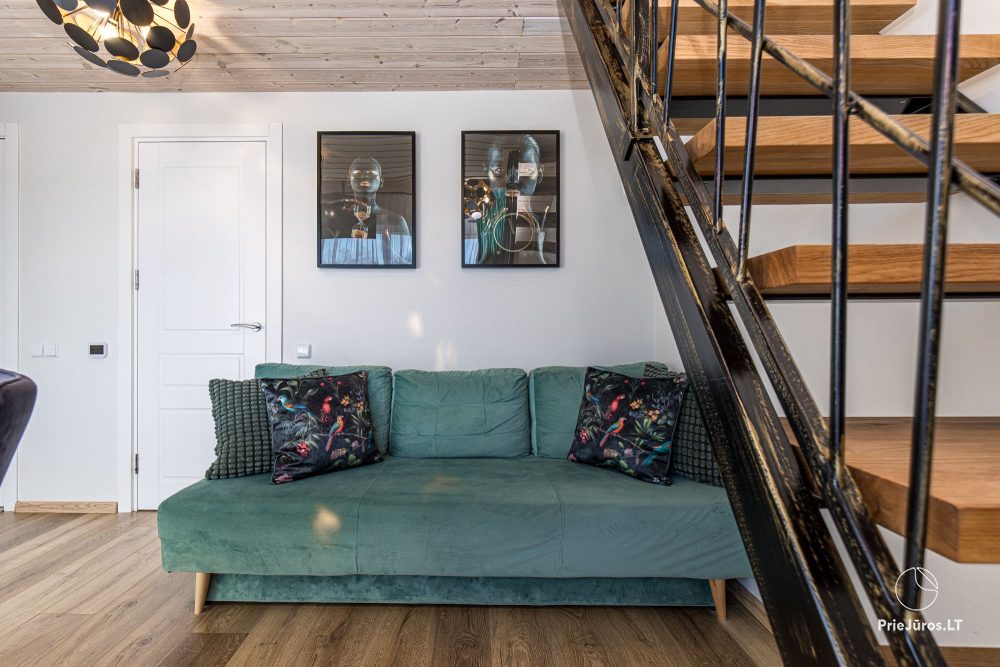 Pušynė Loft im 'Čiki Puki Pajūrys' Komplex, Kunigiškiai – Westseite, bequemer Weg zum Meer