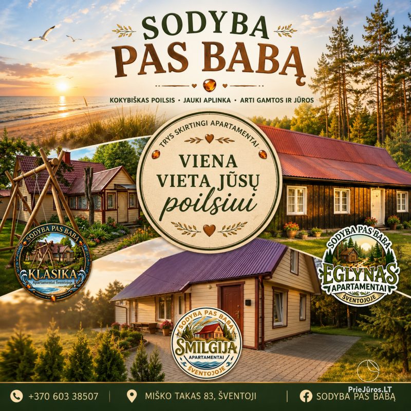 Landhaus „PAS BABĄ“ in Šventoji