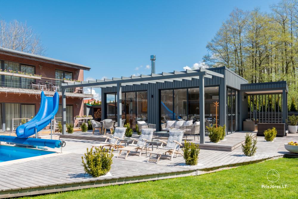 Appartements, Suiten, Zimmer – Villa VITALIJA in Palanga mit beheiztem Schwimmbad
