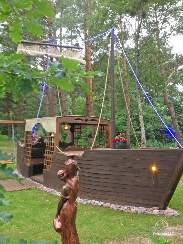 Landhaus in Karkle Joldija 50 Meter zu den Dünen!