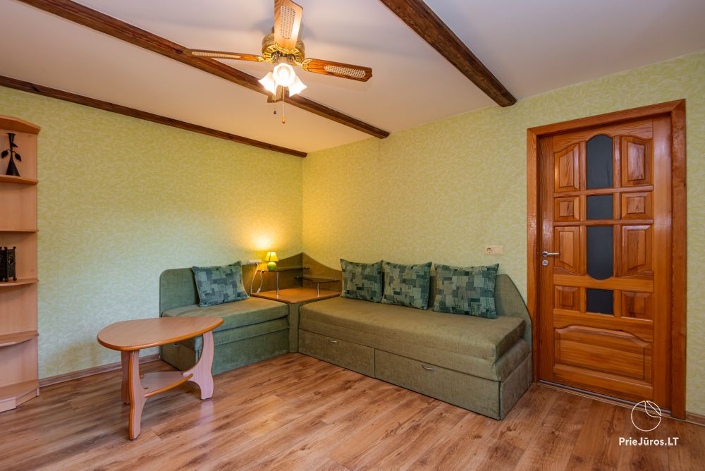Ein Zimmer-Wohnung zur Miete in Nida, im ethnographischen Haus Pas Mečislovas