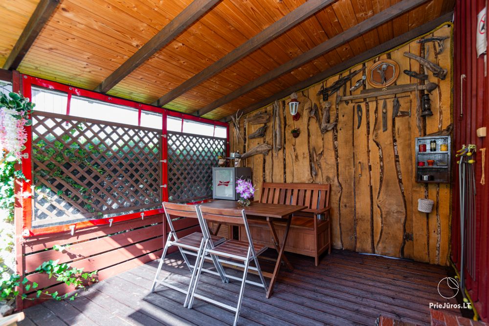 Ein Zimmer-Wohnung zur Miete in Nida, im ethnographischen Haus Pas Mečislovas