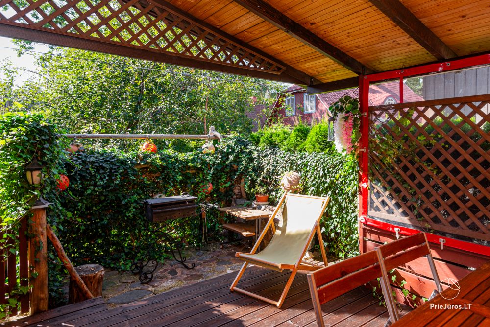 Ein Zimmer-Wohnung zur Miete in Nida, im ethnographischen Haus Pas Mečislovas