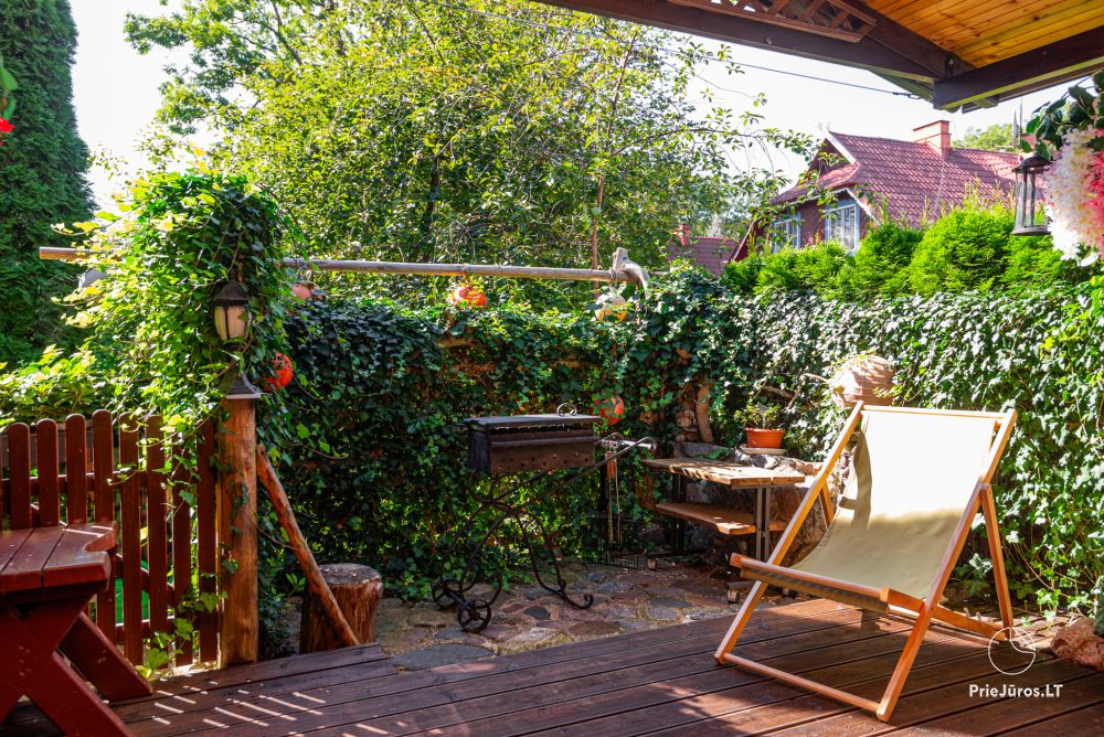 Ein Zimmer-Wohnung zur Miete in Nida, im ethnographischen Haus Pas Mečislovas