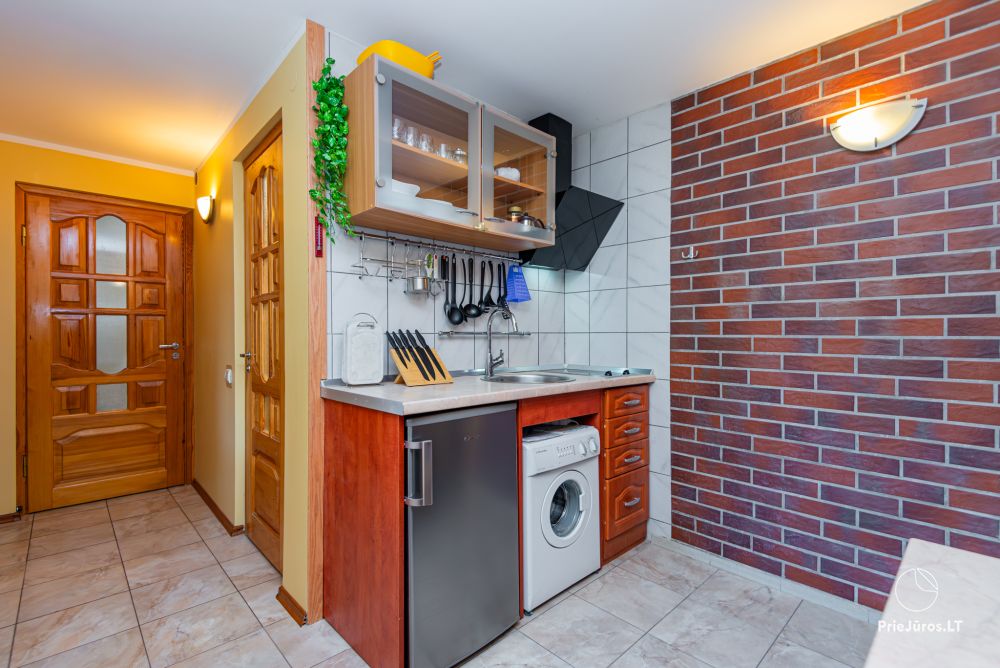 Ein Zimmer-Wohnung zur Miete in Nida, im ethnographischen Haus Pas Mečislovas