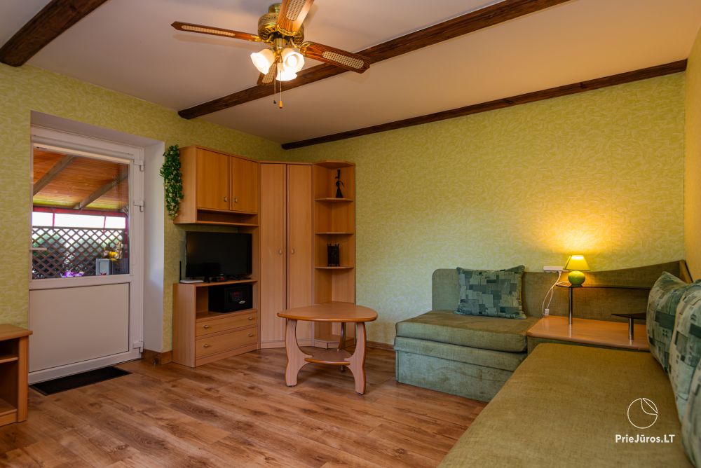 Ein Zimmer-Wohnung zur Miete in Nida, im ethnographischen Haus Pas Mečislovas
