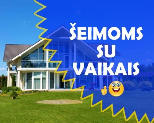 Saulės vila - der beste Urlaub in Palanga für Familien mit Kindern