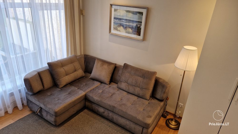 1 und 2 Zimmer Apartments in Nida. Das Erdgeschoss, 500 Meter zum Meer