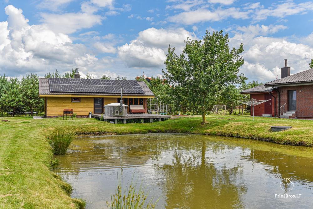 Ein Haus mit Bad zur Vermietung in der Nähe von Palanga