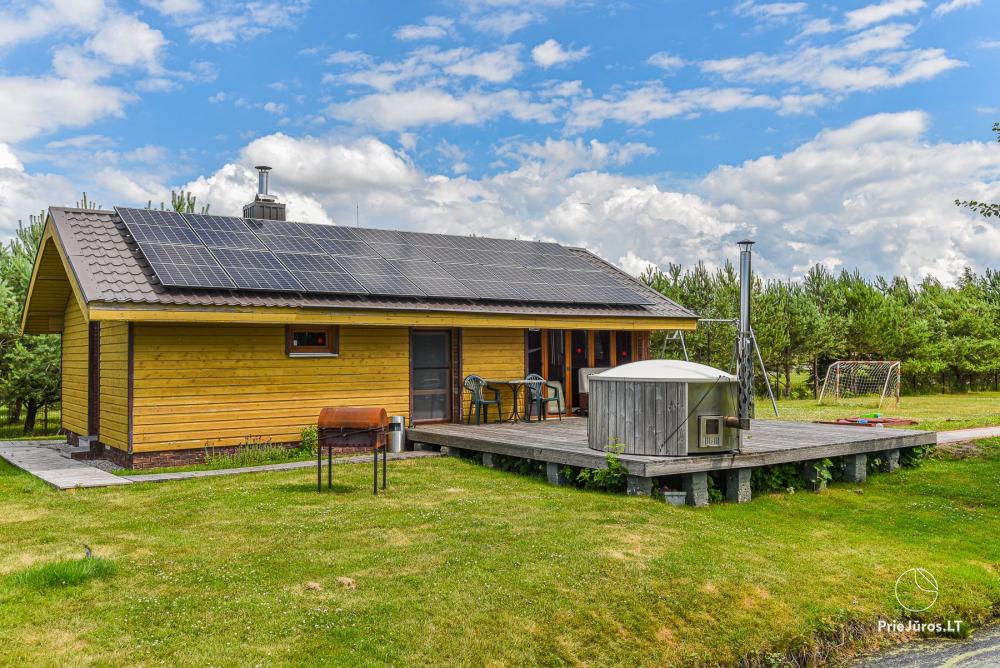 Ein Haus mit Bad zur Vermietung in der Nähe von Palanga