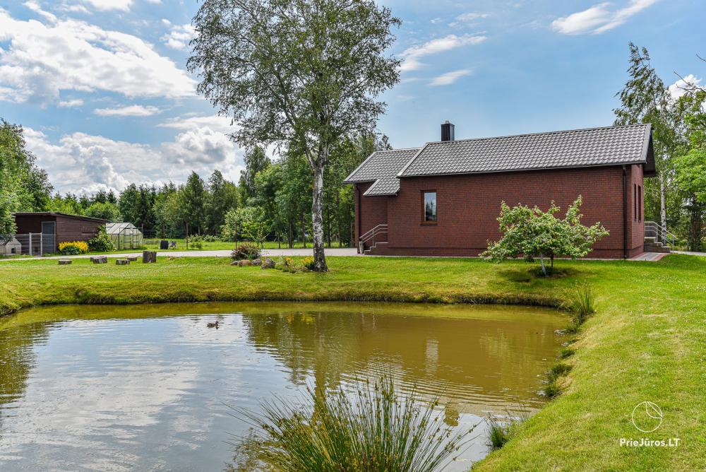 Ein Haus mit Bad zur Vermietung in der Nähe von Palanga