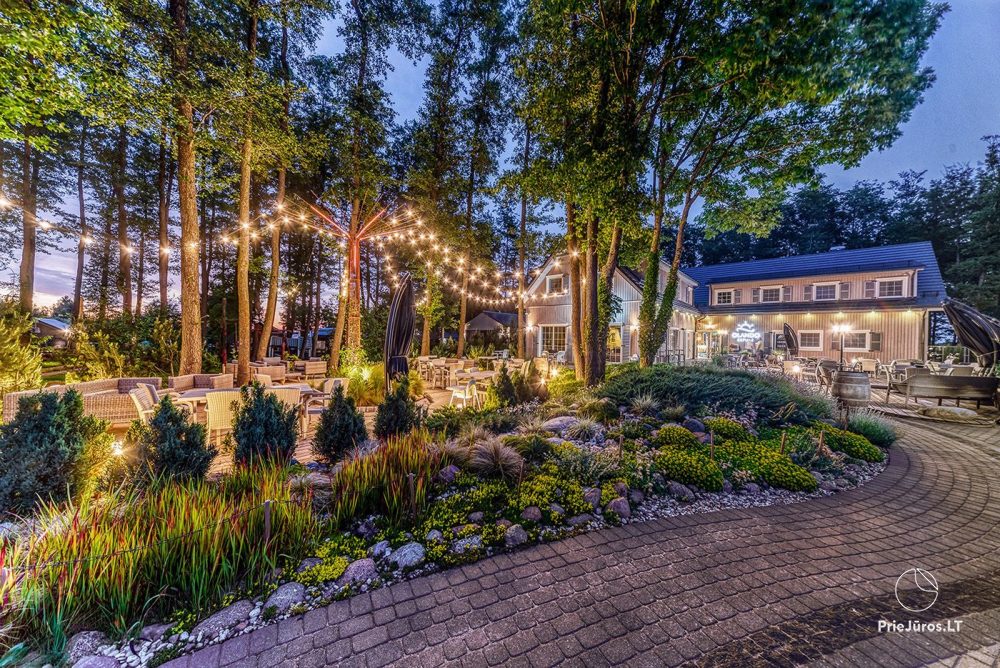 Gästehaus, Café, Ferienhutten und Camping Olando kepure in Karkle bei Klaipeda