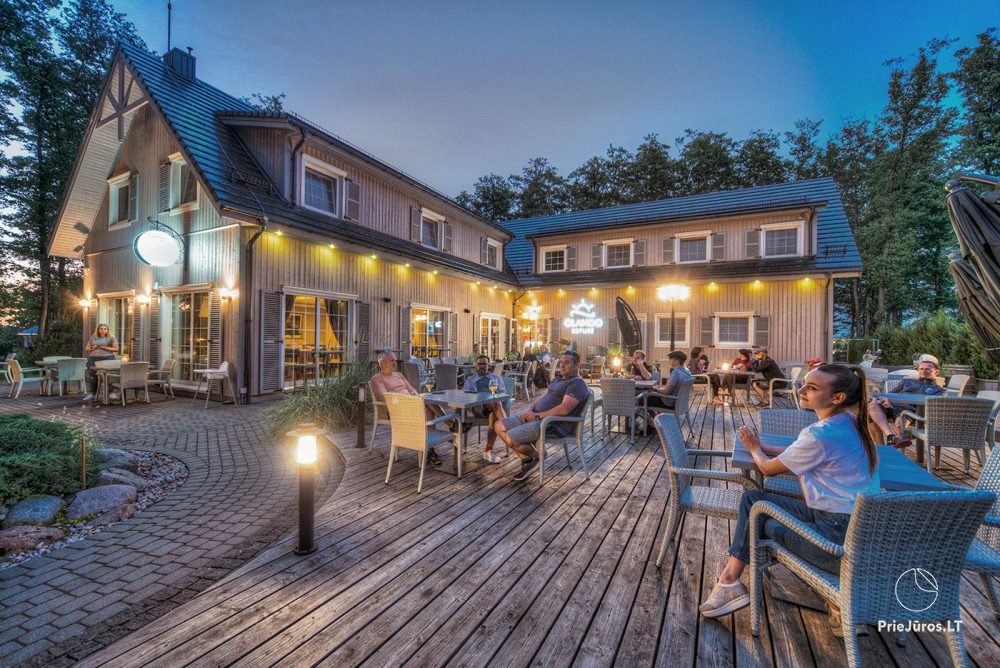 Gästehaus, Café, Ferienhutten und Camping Olando kepure in Karkle bei Klaipeda