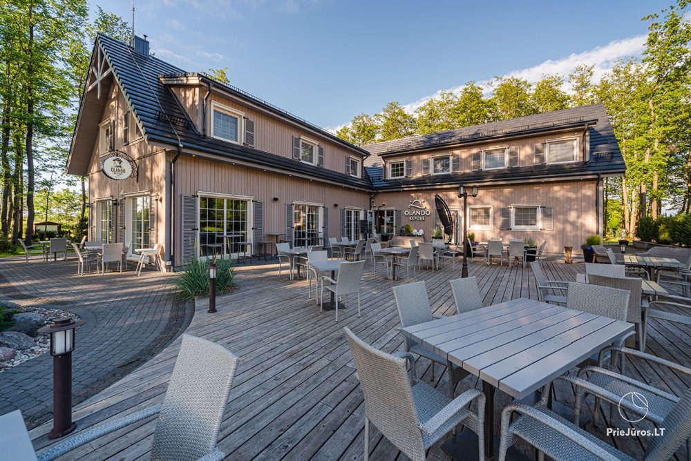 Gästehaus, Café, Ferienhutten und Camping Olando kepure in Karkle bei Klaipeda