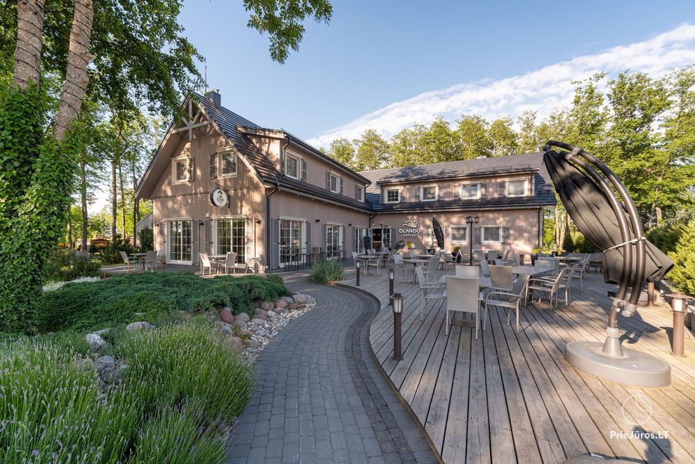 Gästehaus, Café, Ferienhutten und Camping Olando kepure in Karkle bei Klaipeda