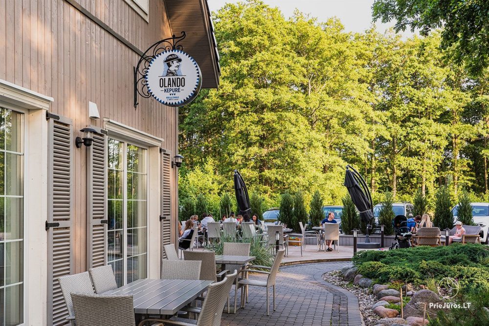 Gästehaus, Café, Ferienhutten und Camping Olando kepure in Karkle bei Klaipeda