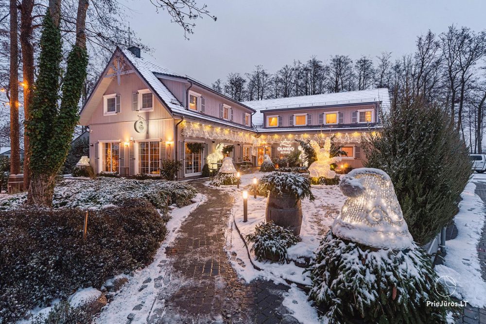 Gästehaus, Café, Ferienhutten und Camping Olando kepure in Karkle bei Klaipeda