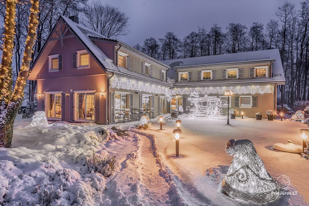 Gästehaus, Café, Ferienhutten und Camping Olando kepure in Karkle bei Klaipeda