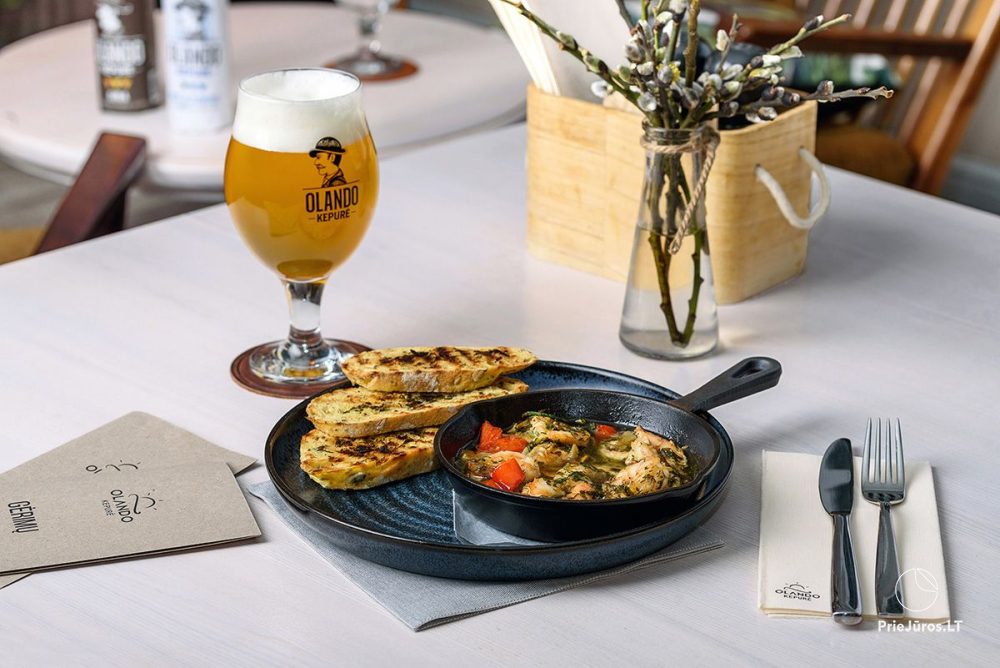 Gästehaus, Café, Ferienhutten und Camping Olando kepure in Karkle bei Klaipeda