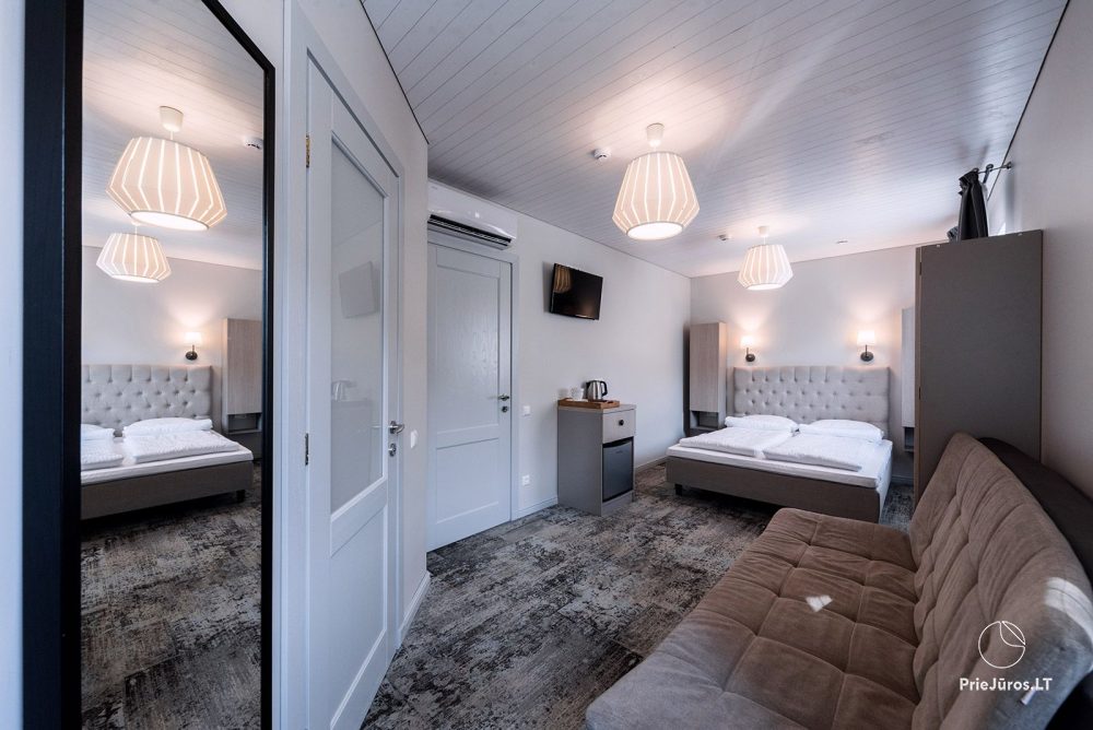 Gästehaus, Café, Ferienhutten und Camping Olando kepure in Karkle bei Klaipeda