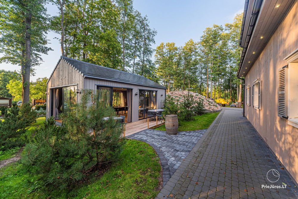 Gästehaus, Café, Ferienhutten und Camping Olando kepure in Karkle bei Klaipeda