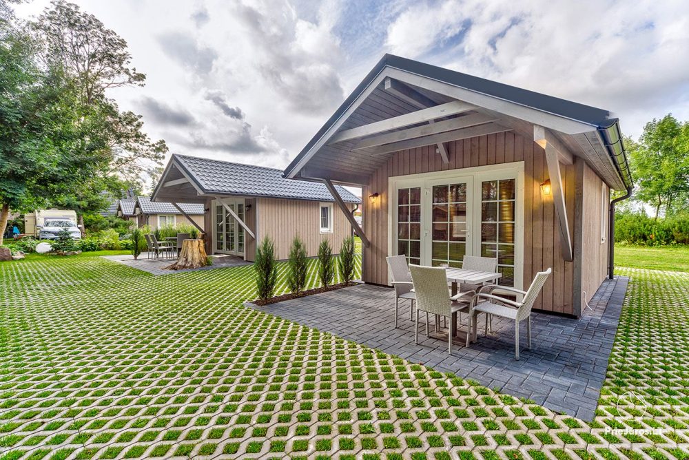 Gästehaus, Café, Ferienhutten und Camping Olando kepure in Karkle bei Klaipeda