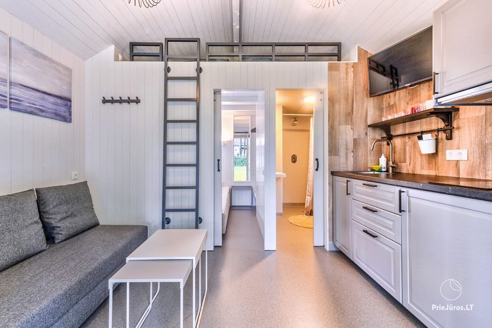 Gästehaus, Café, Ferienhutten und Camping Olando kepure in Karkle bei Klaipeda