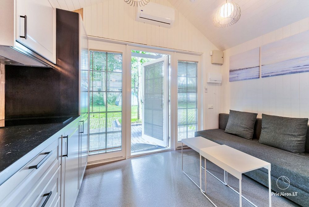 Gästehaus, Café, Ferienhutten und Camping Olando kepure in Karkle bei Klaipeda