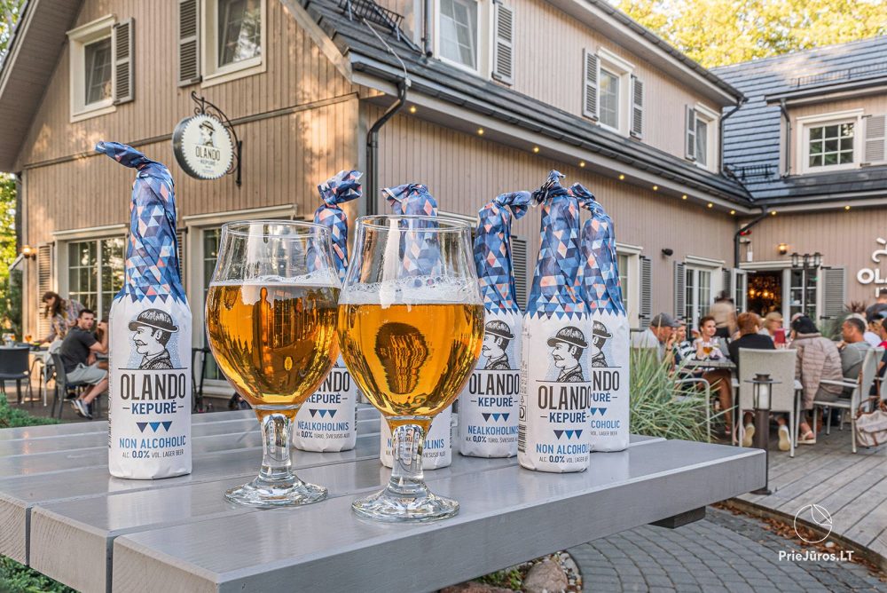Gästehaus, Café, Ferienhutten und Camping Olando kepure in Karkle bei Klaipeda