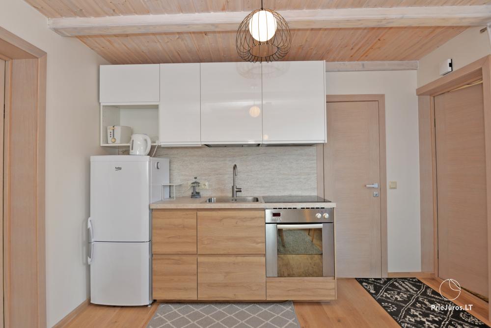 Drei-Zimmer-Ferienwohnung in Nida am Ufer des Kurischen Haffs