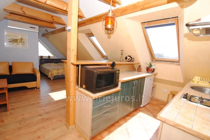 Wohnung zu vermieten in Nida Blick auf die Dünen