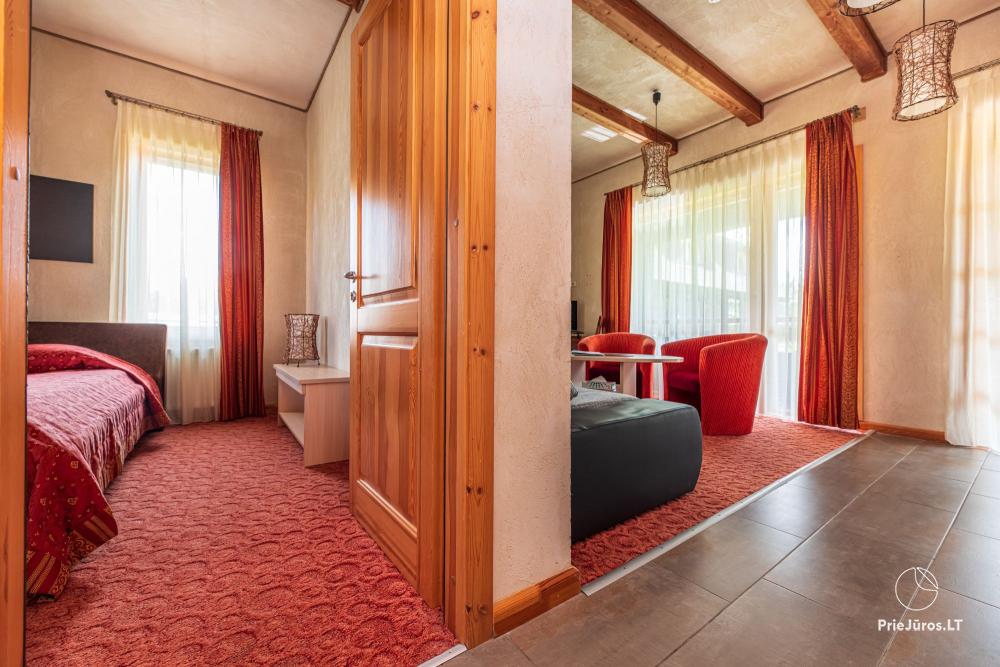 Hotel in Sventoji (Palanga) an  der Ostsee Pajurio sodyba