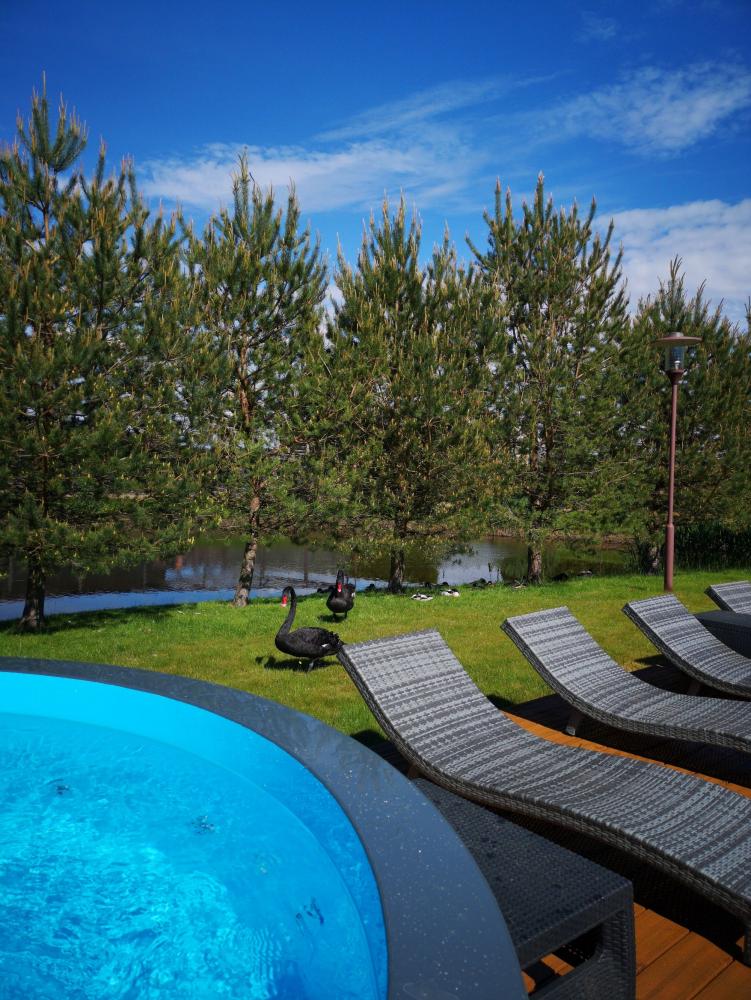 Hotel in Sventoji (Palanga) an  der Ostsee Pajurio sodyba