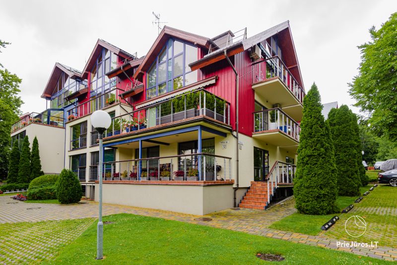 Moderne Zweizimmerwohnung mit großer Terrasse in Kurische Nehrung, Juodkrante