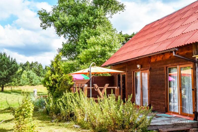 Die Zimmer und ein Ferienhaus zu vermieten in der Nähe von Sventoji