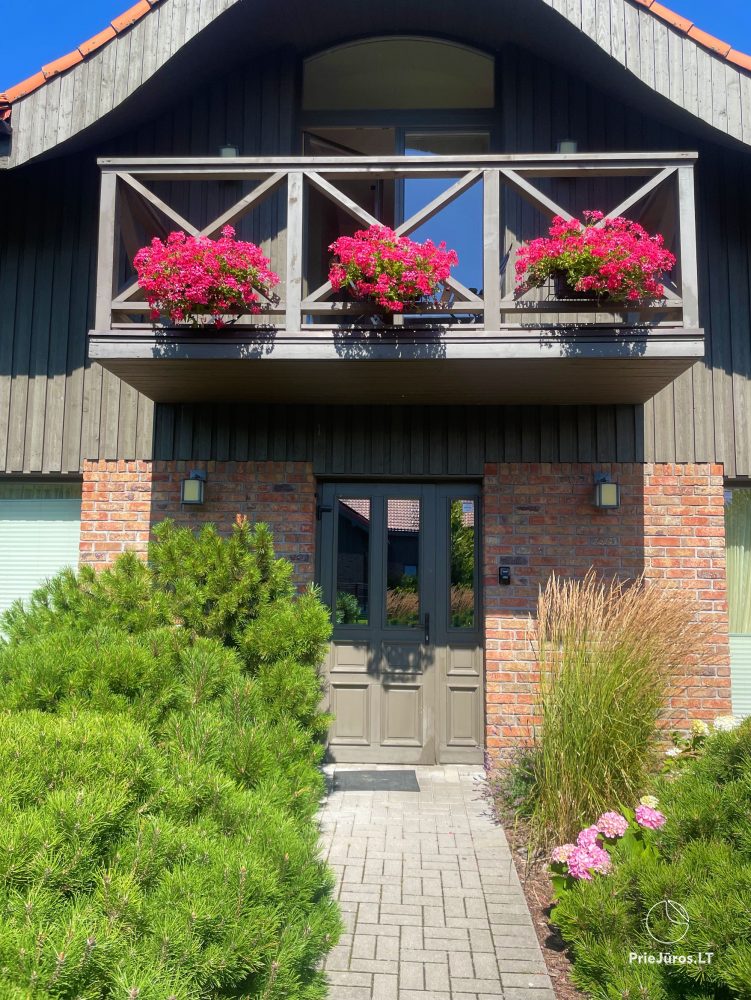 Suiten mit Terrassen, Doppelzimmer in Palanga im Villa KIRAS – 400 m zum Meer