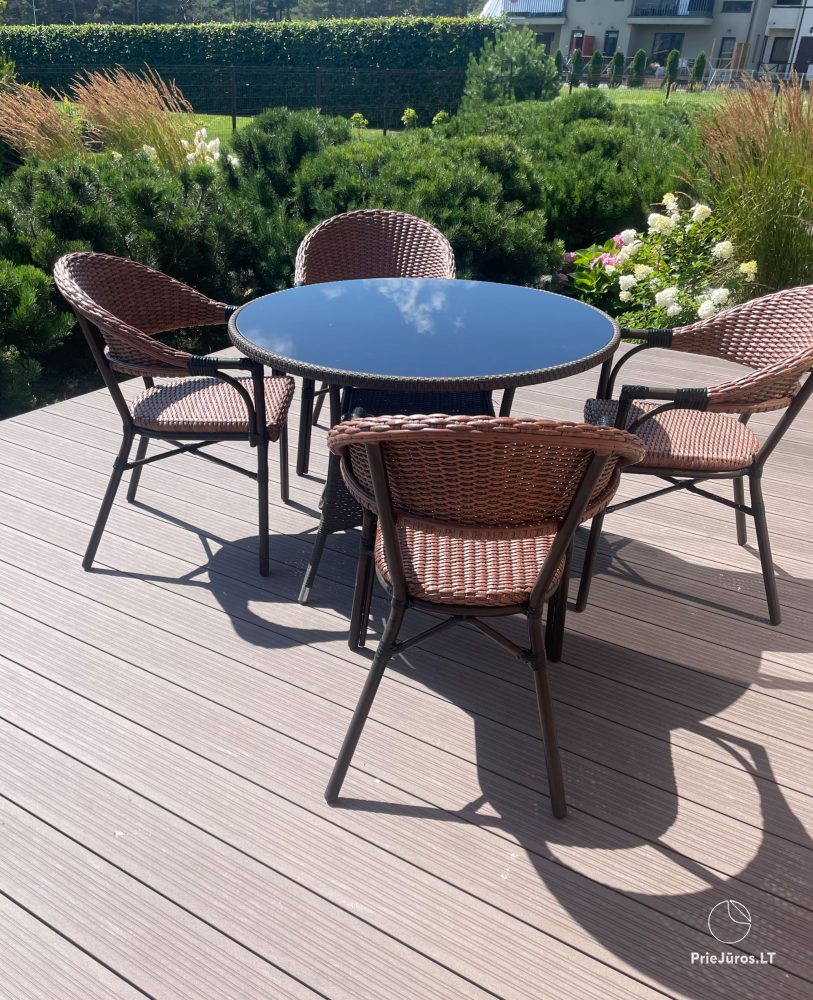 Suiten mit Terrassen, Doppelzimmer in Palanga im Villa KIRAS – 400 m zum Meer