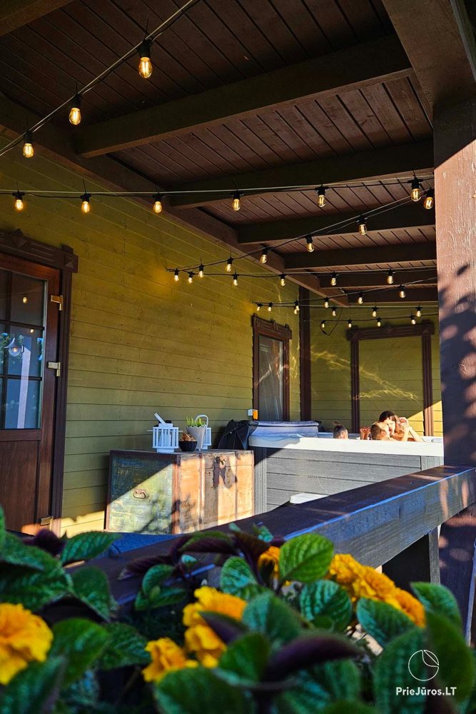 Stadthaus mit Whirlpool auf der Terrasse in Palanga für 4+2 Personen „Baure“
