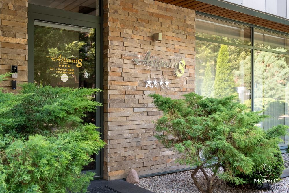 Gastehaus in Palanga Astuoni **** – Luxus-Suiten an prestigeträchtiger Stelle