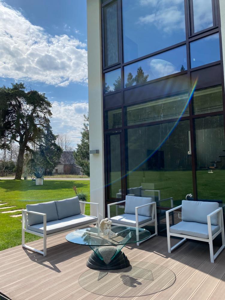 Luxuriös Haus zur Miete Pusyno Oaze: Jacuzzi, Terrasse