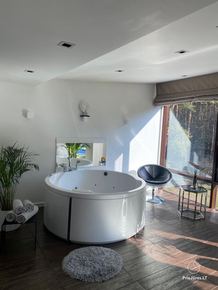 Luxuriös Haus zur Miete Pusyno Oaze: Jacuzzi, Terrasse