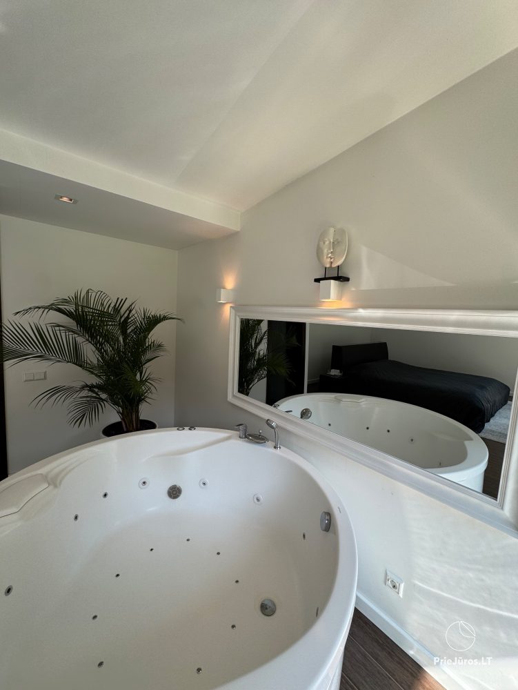 Luxuriös Haus zur Miete Pusyno Oaze: Jacuzzi, Terrasse