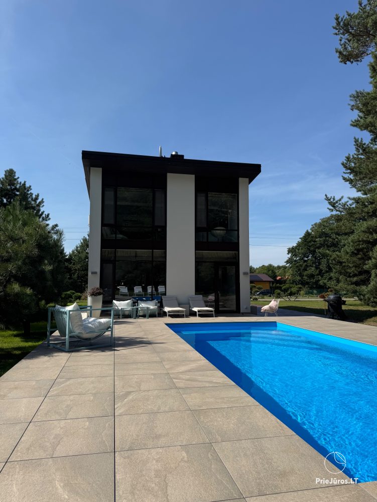 Luxuriös Haus zur Miete Pusyno Oaze: Jacuzzi, Terrasse