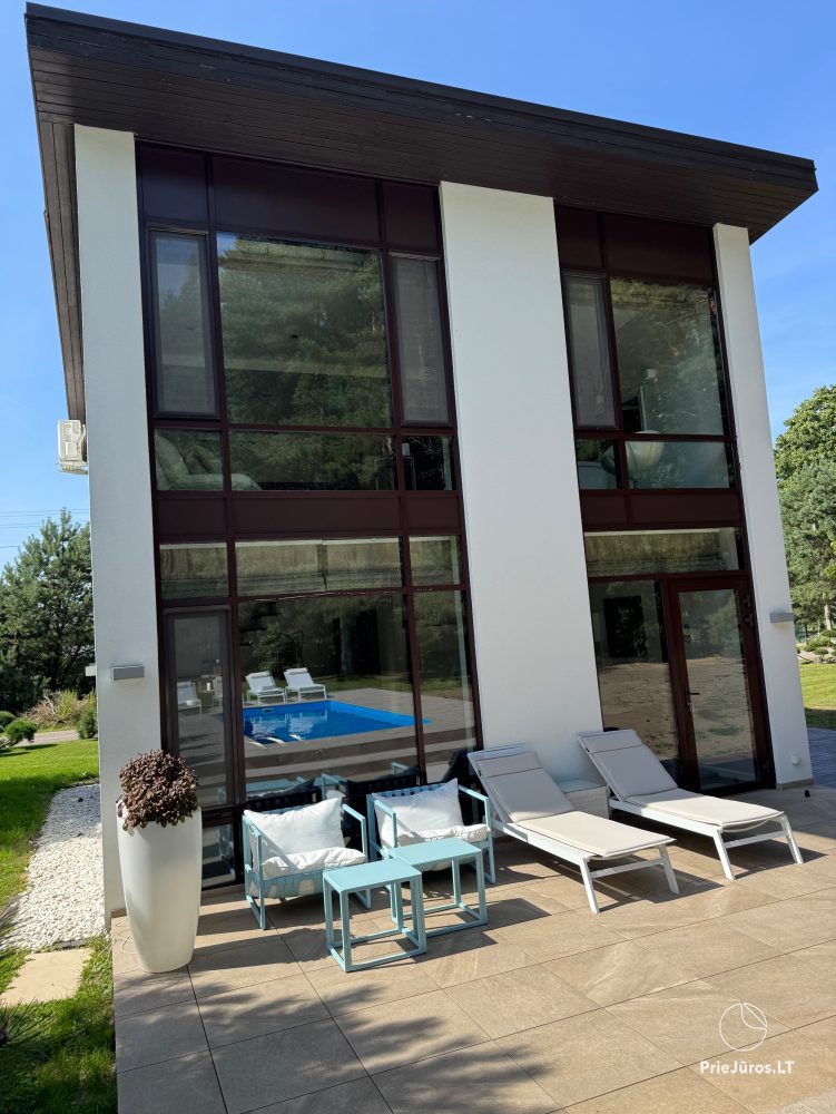 Luxuriös Haus zur Miete Pusyno Oaze: Jacuzzi, Terrasse