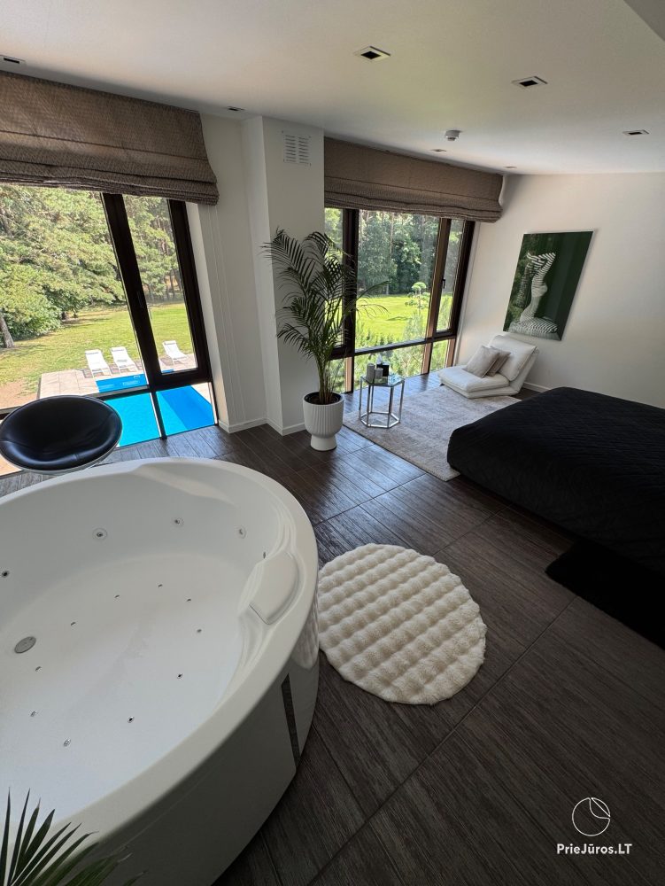 Luxuriös Haus zur Miete Pusyno Oaze: Jacuzzi, Terrasse