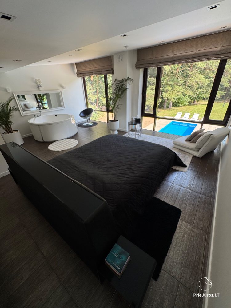 Luxuriös Haus zur Miete Pusyno Oaze: Jacuzzi, Terrasse